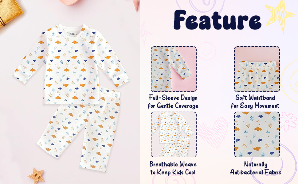 Full-Sleeve T-Shirt & Comfy Pants for Kids SPN-MC368P