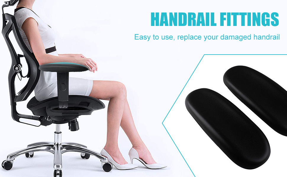 Computer Chair Arm Cushions 1 Pair Staples Chair Arm Parts Replacement