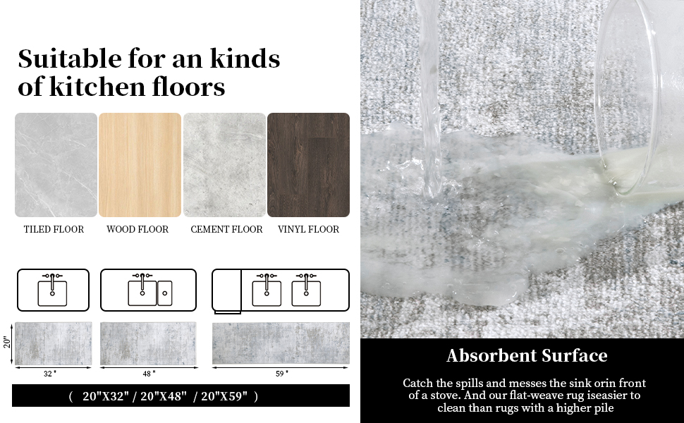 HOMBYS Washable Non Slip Kitchen Rugs Set of 3 Brown for Floor Absorbent Modern Abstract Mats Soft Low Pile Rug Kitchen E5ced3cb Ab67 4593 81f5 6fca635b07ac. CR0,0,970,600 PT0 SX970 V1