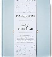 Baby Memory Book & Photo Album by Duncan & Stone | Baby Shower Gift for New Mom
