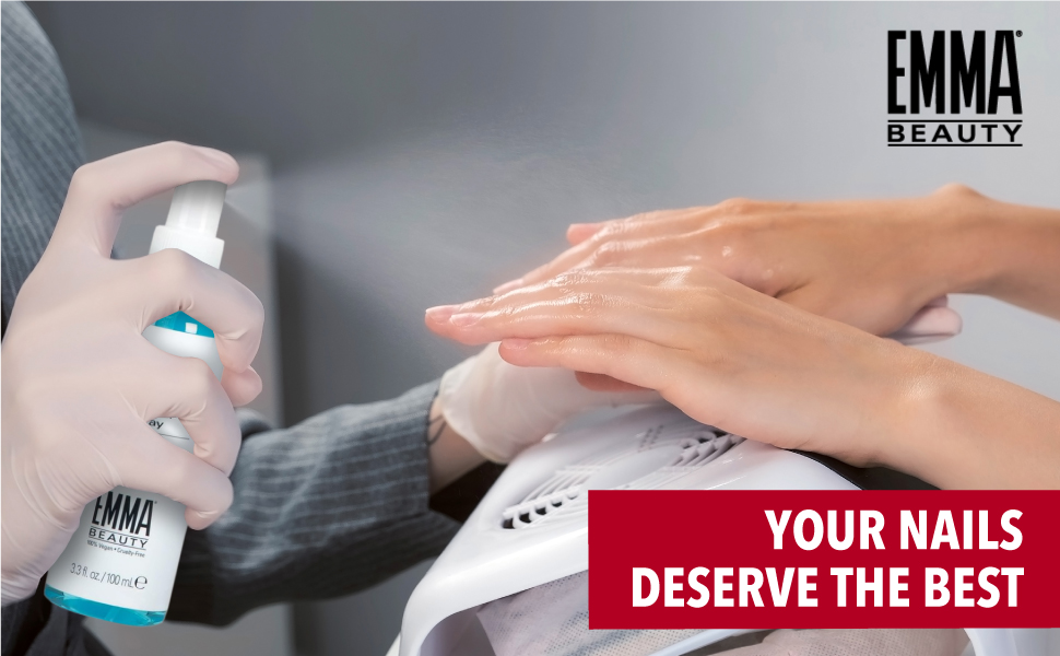 Nail Spray, Nail Surface Cleanser and Cleaning Solution