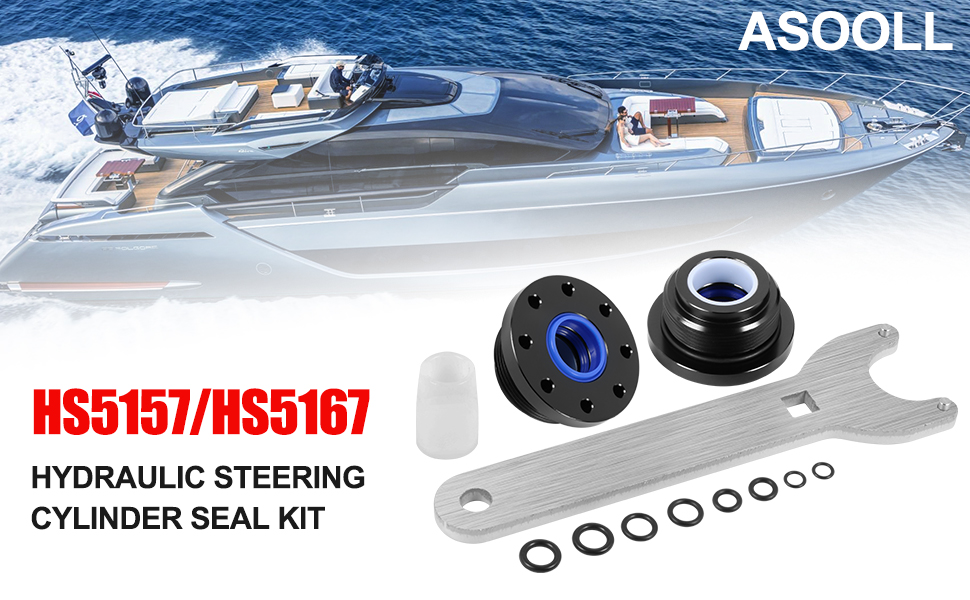 HS5157/HS5167 Hydraulic Steering Cylinder Seal Kit with Pin