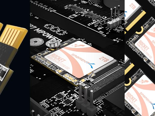 内蔵型SSD SABRENT Q4 2230 NVMe M.2 SSD 2TB Rocket Q4 2230 2TB - Sabrent