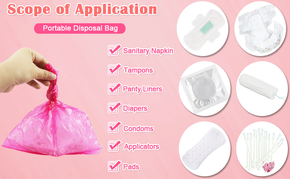 disposable bags for sanitary pads