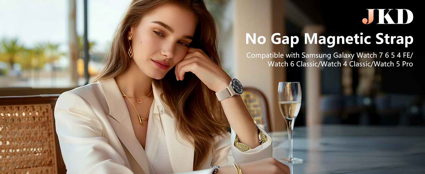 gapless mesh bands for galaxy watch 7 band for women