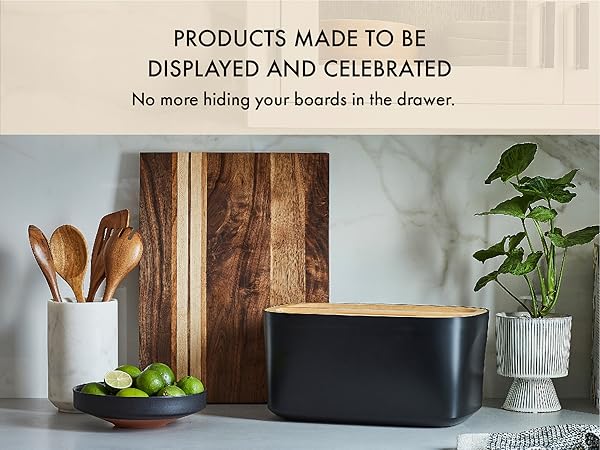 Products made to be displayed and celebrated. No more hiding your boards in the drawer.