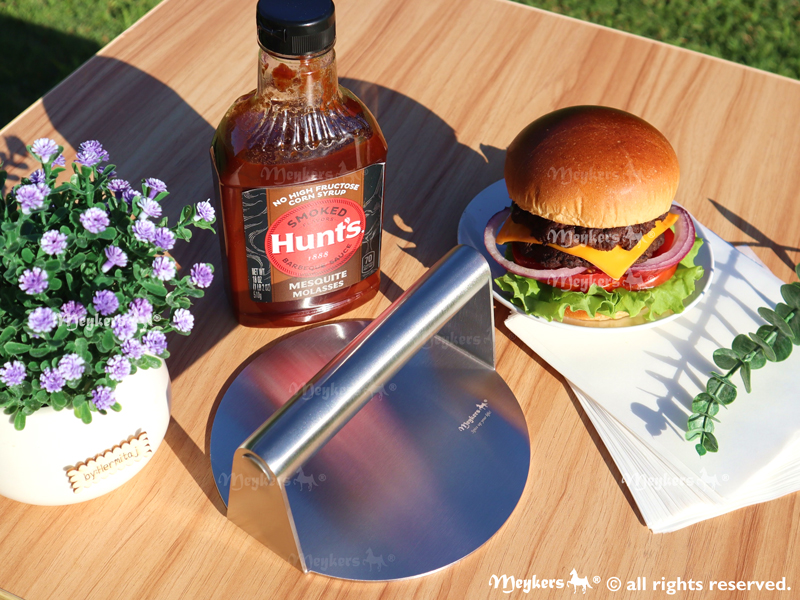 Meykers Smash Burger Press 6.3” Burger Smasher for