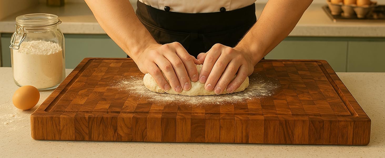 butcher block cutting board, acacia cutting board, large wooden cutting board, large cutting board