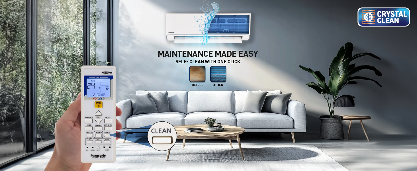 Panasonic AC, Crystal Clean