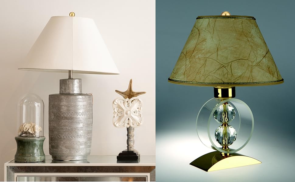 Canomo 2 Packs Metal Ball Lamp Finials Convertible Lamp Decoration