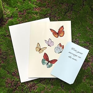 liif butterfly pop up card 3d greeting mothers day wife her mom grandma sympathy