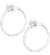 Towel Ring 2Pack, SUS304 Stainless Steel Hand Towel Holder for Bathroom Kitchen, Modern Style Tow...
