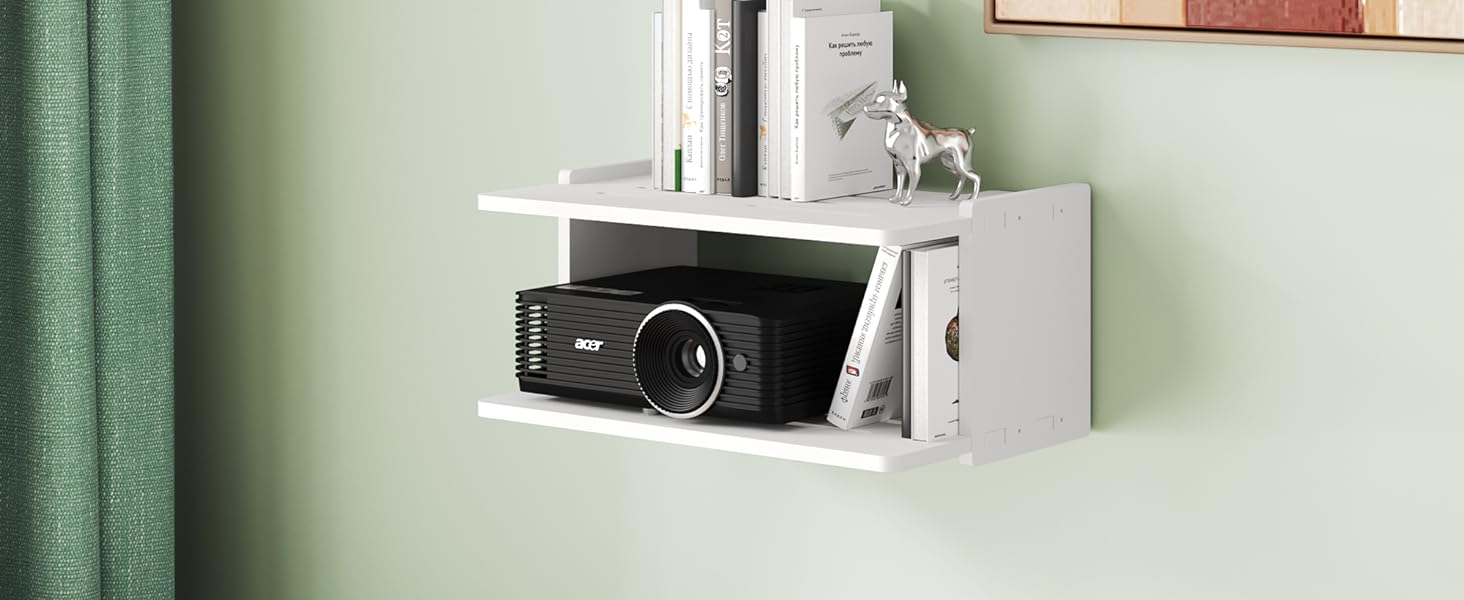 AREAJD Projector Wall Mount Shelf, Projector Shelf