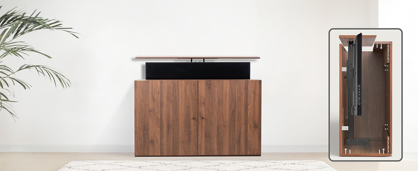 motorized tv lift cabinet walnut tv stand hidden tv cabinet electric tv lift modern tv furniture