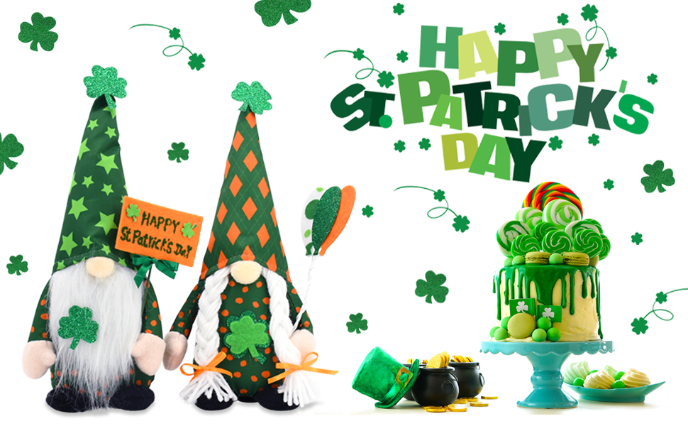 St. Patrick's Day Gnomes Plush