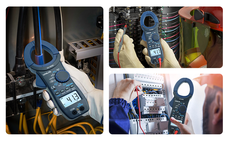 VENLAB Digital Clamp Meter 1000A TRMS 6000 Counts AC/DC Current