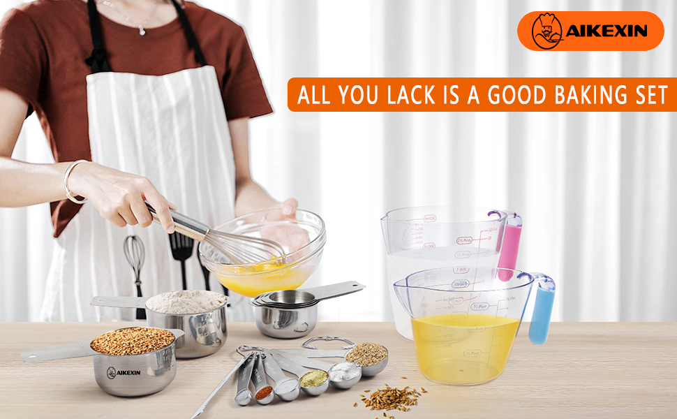 measuring cups and spoons set