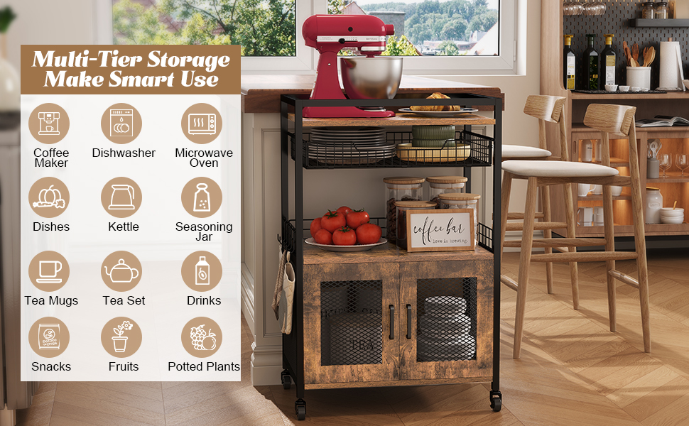 coffee station table