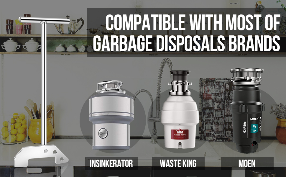 Trajihye Garbage Disposal Unjamming Wrench, Compatible with Waste King