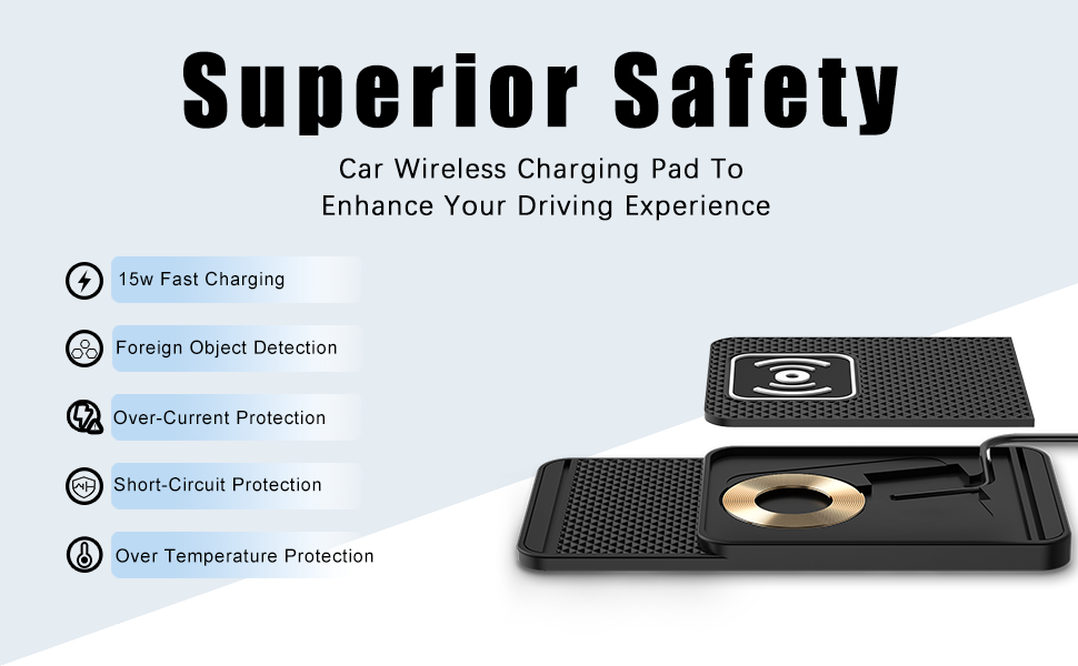 Wireless Charging Pad for Car