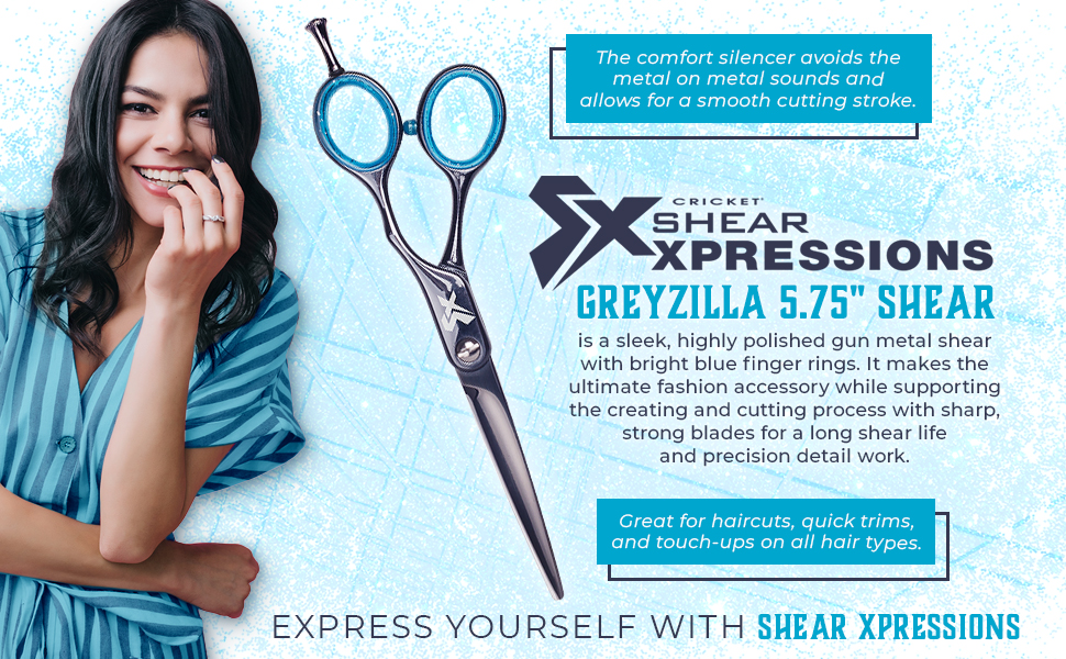 Cricket Shear Xpressions 5.75" Professional Stylist Hair