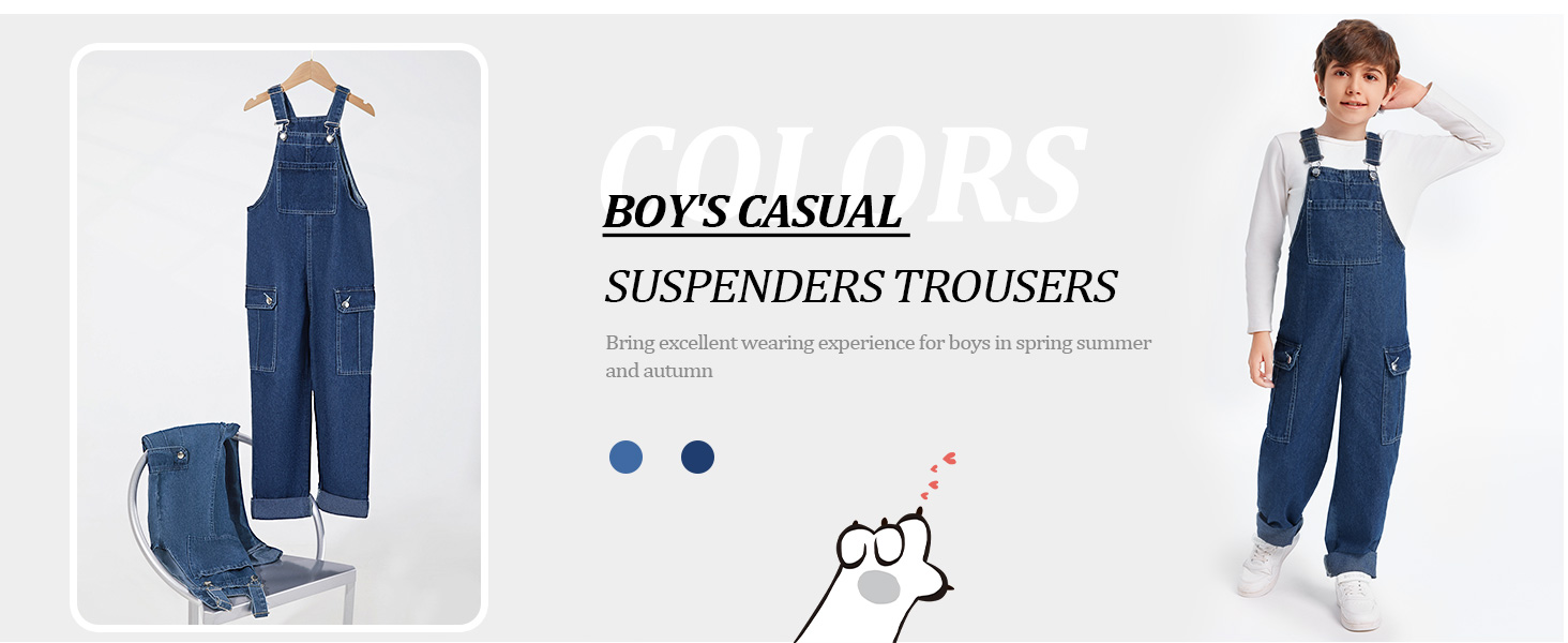 boys suspender trousers