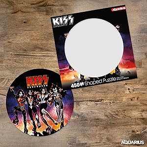 Amazon.com: AQUARIUS KISS Destroyer Record Disc Puzzle (450