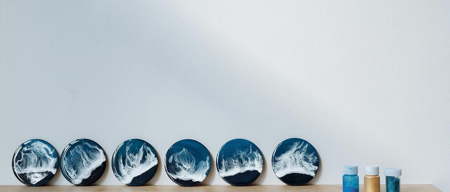 Smallbudi 2 Gallon Epoxy Resin Kit with Pump, Resin Pigment