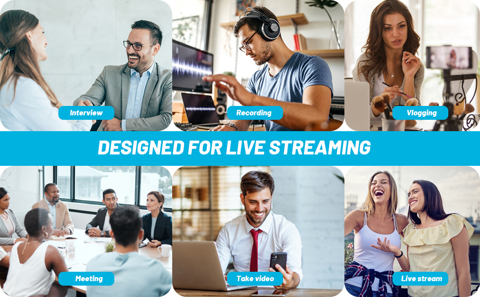 Mini Recording Phone Mic for Live Stream