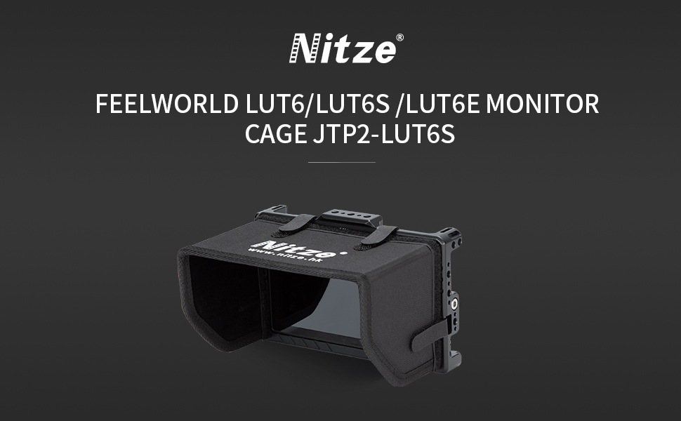「5stars」FEELWORLD LUT6 ケージ付き Amazon.com : Nitze Cage for Feelworld LUT6/ LUT6S/ LUT6E