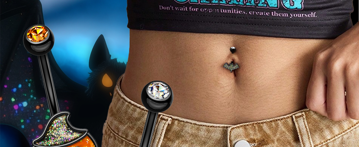 surgical steel belly button rings