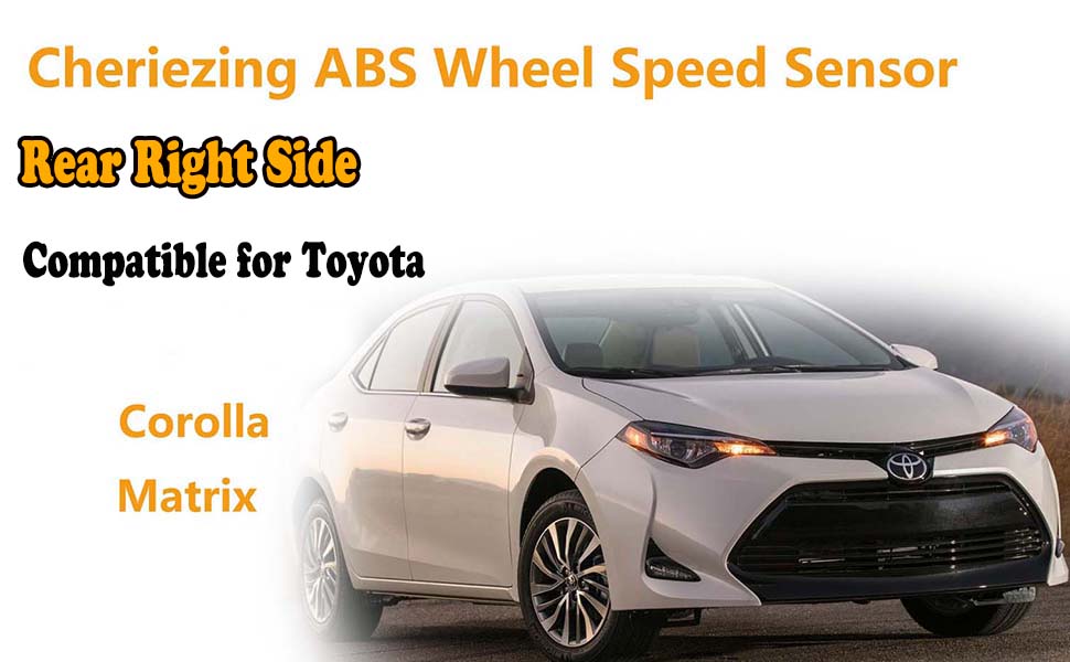 Amazon.com: Cheriezing 89516-02130 ABS Wheel Speed Sensor