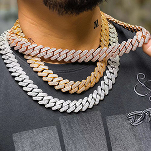 Mens Iced Out Cuban Link Chain
