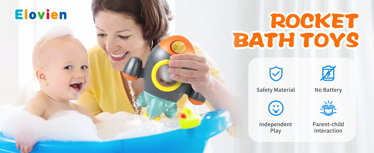 rocket bath toy
