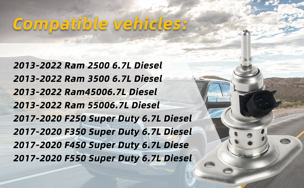 Diesel Exhaust Fluid Injector (DEF) Compatible with 2013