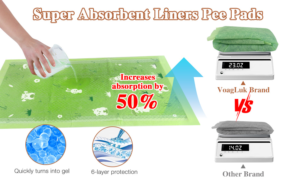 Guinea Pig Cage Liner 30 Count Disposable Super Absorbent