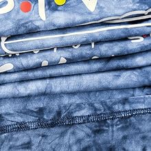 tie die fabric detail