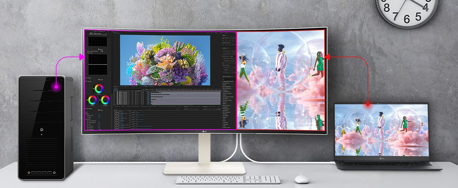 LG 38 (96.52cm) UltraWide QHD+ (3840x1600) Curved monitor