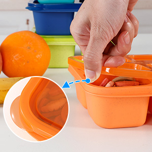 Easy-Open Lids Snack Bento Boxes