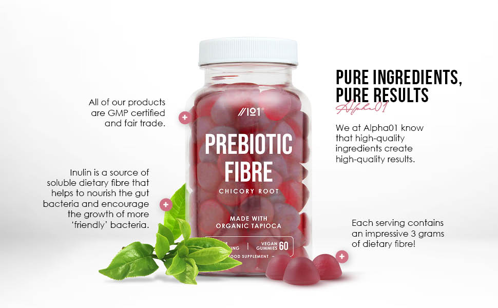 B093HGQV8M - Alpha01 Prebiotic Fibre Gummies 