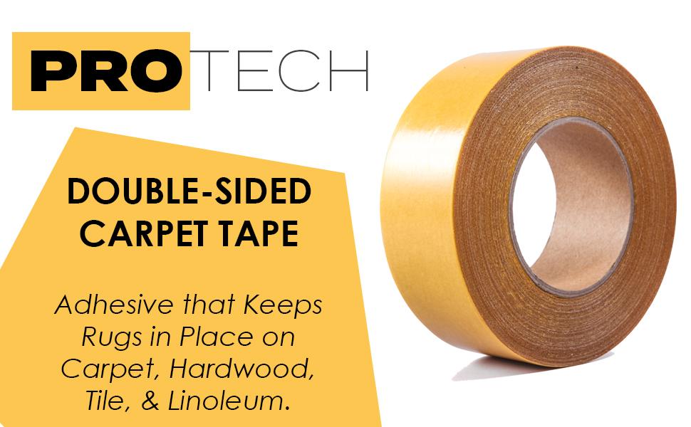DoubleSided Carpet Tape 28 Meters Long, 5 cm Wide Adhesive Keeps