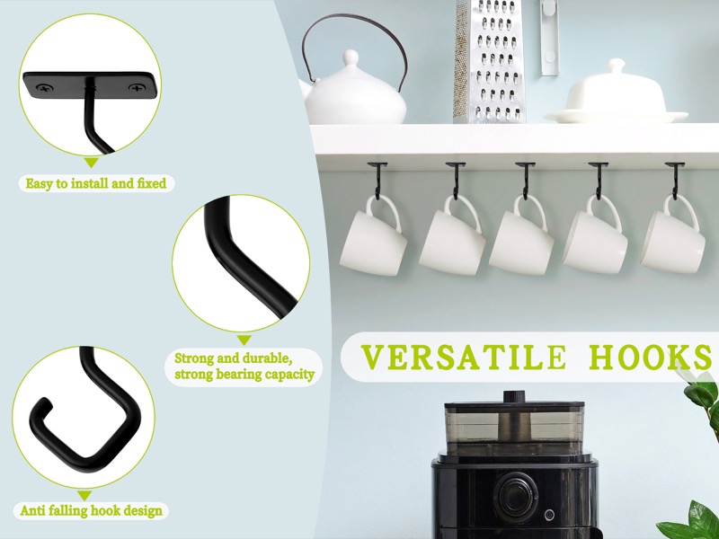 AJART Ceiling Hooks for Hanging Plants Iron Plant Hanger