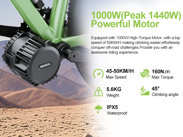 BAFANG BBS02 48V 750W Ebike Motor with Optional Display