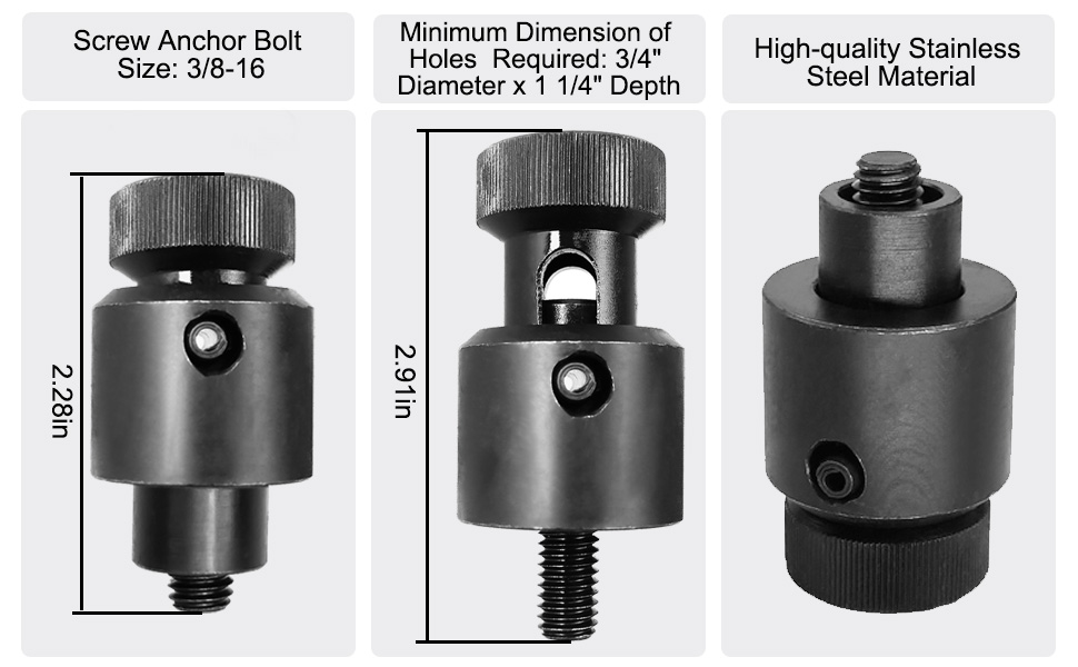 NTSUMI 870 Screw Anchor Expander Fit for Greenlee Anchor 84305 Power