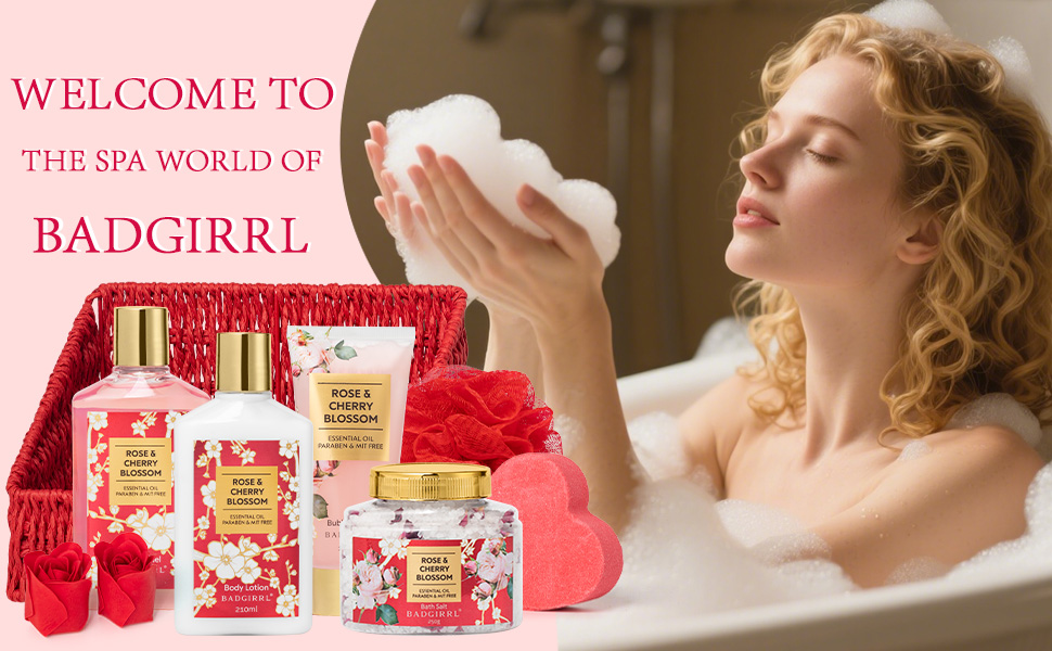 bath gift set for women