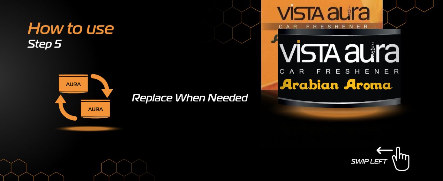 Vista Auto Care Arabian Aroma Car Freshener How to use step 5
