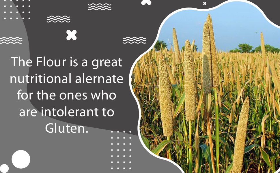 Farm & Farmers Organic Desi Bajra Atta Pearl Millet Flour Rich in