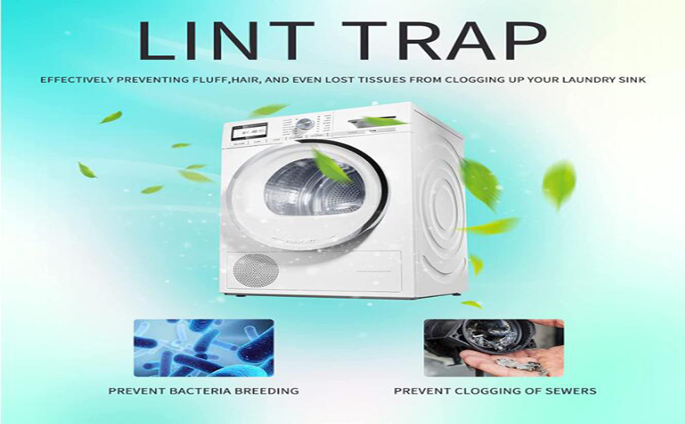 Nylon Lint Trap for Washing Machine Drain Systems
