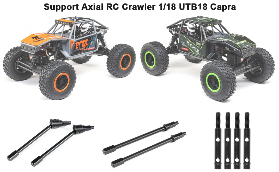 Amazon.com: UTB18 RC Front & Rear Drive Shaft CVD Axle for