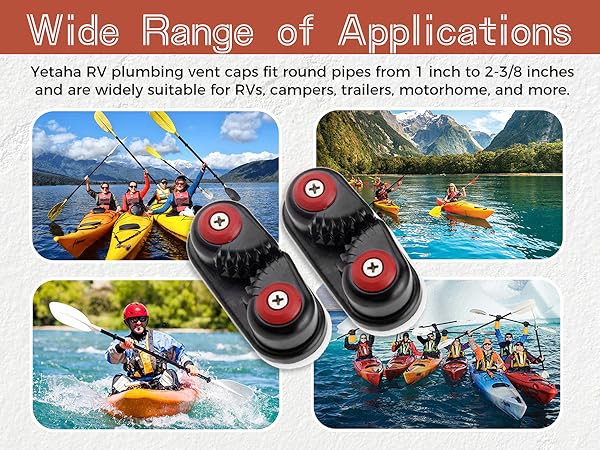 Amazon.com : Yetaha 4 Pack Kayak Cam Cleat, Fast Entry Kayak